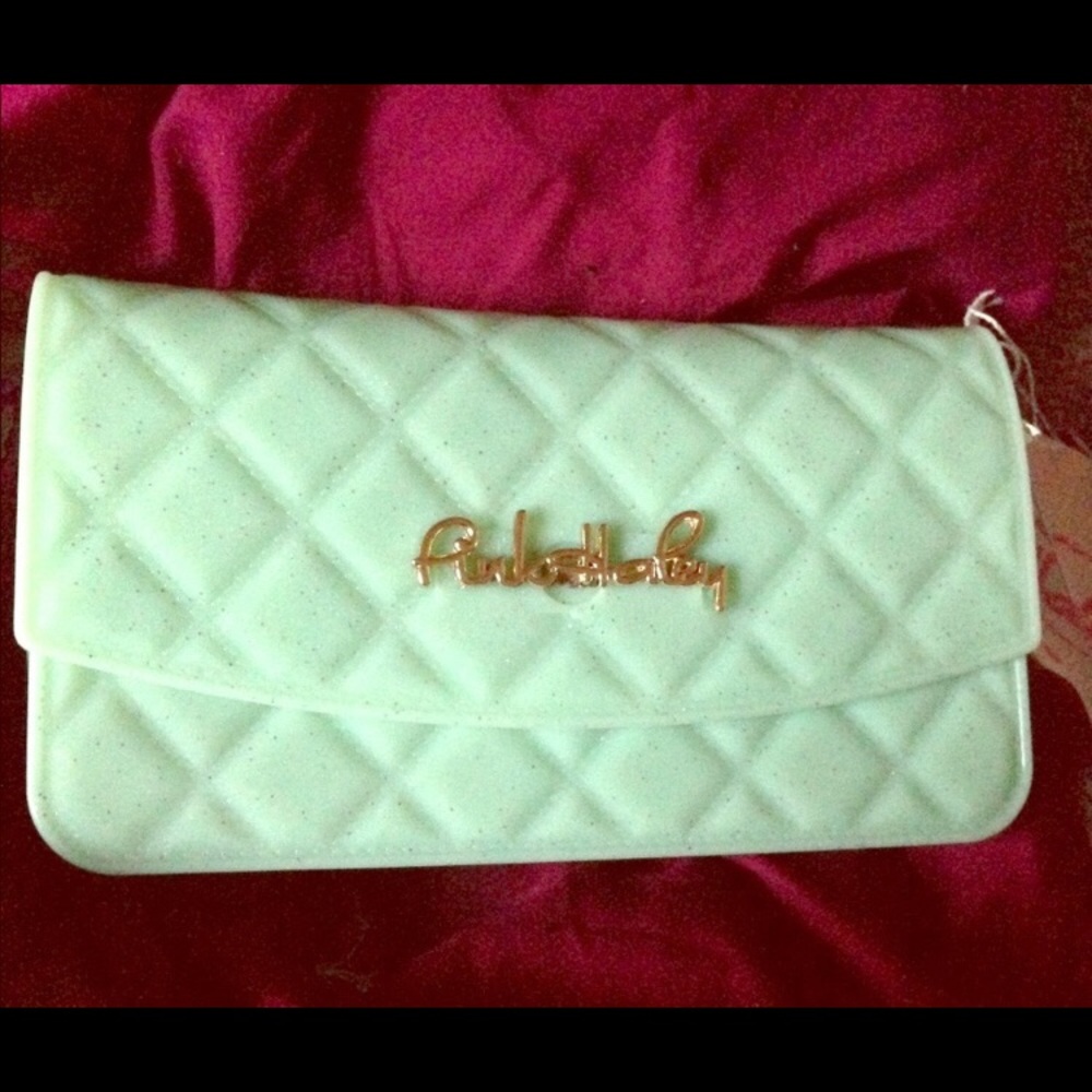 Pink Haley jelly crossbody bag